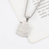 Stainless Steel Milk Bottle Pendant Titanium – Jewelry Gift Ideas — 3