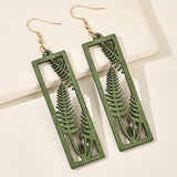 Stylish And Simple New Wood Hollow Earrings – Stylish Gifts — 5