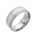Bisexual Pride Stainless Steel Ring Europe – Stylish Gifts — 3
