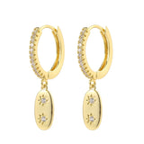 Women's Fashion Octagonal Groove Earrings – Stylish Gifts — 2