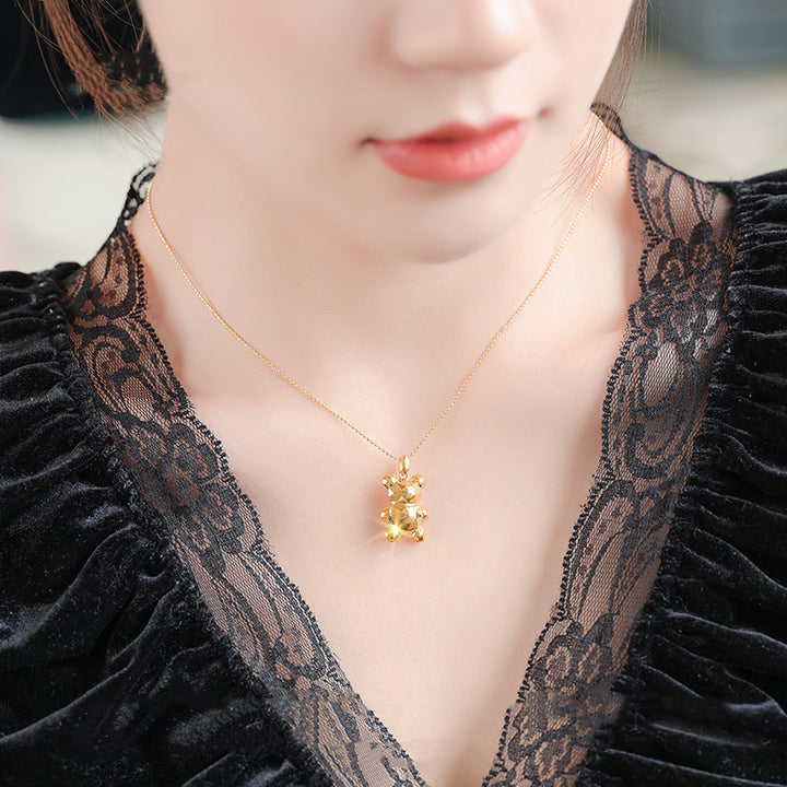 Women's Golden Bear Pendant – Jewelry Gift Ideas — 1