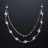 Lightning Phants Zipper Punk Alloy Waist Chain – Practical Gifts — 4