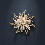 Flame Wreath Brooch Corsage Women's Coat Collar – Jewelry Gift Ideas — 3