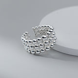Three Layer Round Bead Ring Hollowed Out Bracelet – Jewelry Gift Ideas — 7