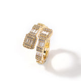Geometric Fashion Design Irregular Zircon Ring – Stylish Gifts — 7