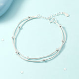 Korean Style Silver Plated Fashion Personality Anklet – Stylish Gifts — 4