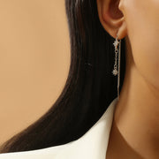 Fashion Tassel Hollow Leaves Hanging Earrings Fashion – Stylish Gifts — 5