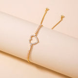 Gold Heart Brass Micro-Set Zircon Pendant – Jewelry Gift Ideas — 6