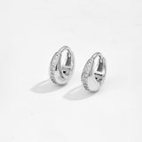 S925 Sterling Silver Earrings Zircon Simple And Light – Stylish Gifts — 6