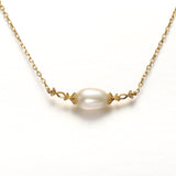 Silver Vintage Pearl Pendant Necklace Women's – Jewelry Gift Ideas — 4