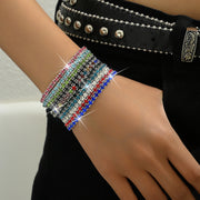 Women's Diamond Elastic Bracelet Wrist Ring Gems – Jewelry Gift Ideas — 5