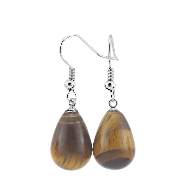 Creative Drop-shaped Gem Crystal Rough Stone Earrings – Gift Ideas — 1