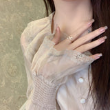 French Exquisite Pearl Fishtail Ring – Everyday Gifts — 4