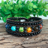 Volcanic Lava Stone Colorful Frosted Agate – Jewelry Gift Ideas — 1