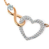 Eternal Love Romantic Overlay Women's Necklace – Gifts for Couples — 7