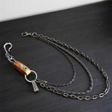 Simple Vintage Inlaid Colorful Beads Chain Punk Hip – Birthday Gifts — 2