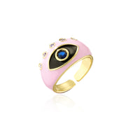 Fashion Oil Dripping Geometric Ring – Stylish Gifts — 7