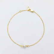 S925 Sterling Silver Simple Handmade Beaded – Special Occasion Gifts — 1