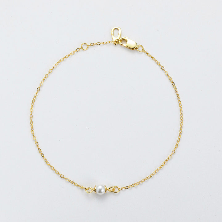 S925 Sterling Silver Simple Handmade Beaded – Special Occasion Gifts — 1