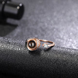 Rose Projection Couple Ring – Gifts for Couples — 5