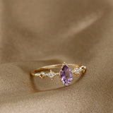 S925 Gold Plated Amethyst Ring – Unique Gift Ideas — 5