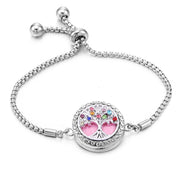 Color Rhinester Tree Of Life Bracelet Stainless – Jewelry Gift Ideas — 3