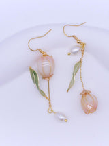 Tulip Vintage Flower Stud Earrings Special-interest – Thoughtful Gifts — 6