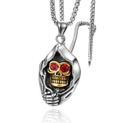 Skull Head Pendant Stainless Steel Ornament Men's – Jewelry Gift Ideas — 10