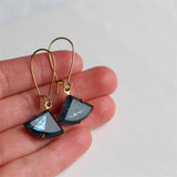 European And American New Blue Color Scallop Earrings – Gifts for Her — 3