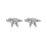 S925 Sterling Silver Petal Stud Earrings – Unique Gift Ideas — 7
