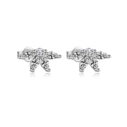 S925 Sterling Silver Petal Stud Earrings – Unique Gift Ideas — 7
