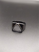 Retro Alien Empty Triangle Geometric Stainless – Unique Gift Ideas — 3