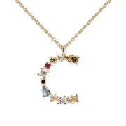 English Letter Necklace Female Colorful Crystals – Jewelry Gift Ideas — 8