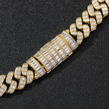 Men's Wide Cubic Zirconia Diamond Flap Buckle – Jewelry Gift Ideas — 4