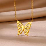 Fashion Stainless Steel Hummingbird Color – Jewelry Gift Ideas — 7