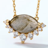 Women's Gold Natural African Labradorite – Jewelry Gift Ideas — 3