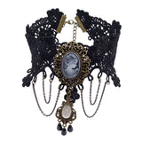 Gothic Style Pearl Lace Pendant Necklace – Jewelry Gift Ideas — 6