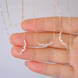 Plated Smile Necklace Female Inlaid Zircon Full – Jewelry Gift Ideas — 3