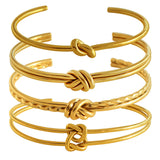 Fashion Geometry Pattern Titanium Steel Bracelet – Stylish Gifts — 3