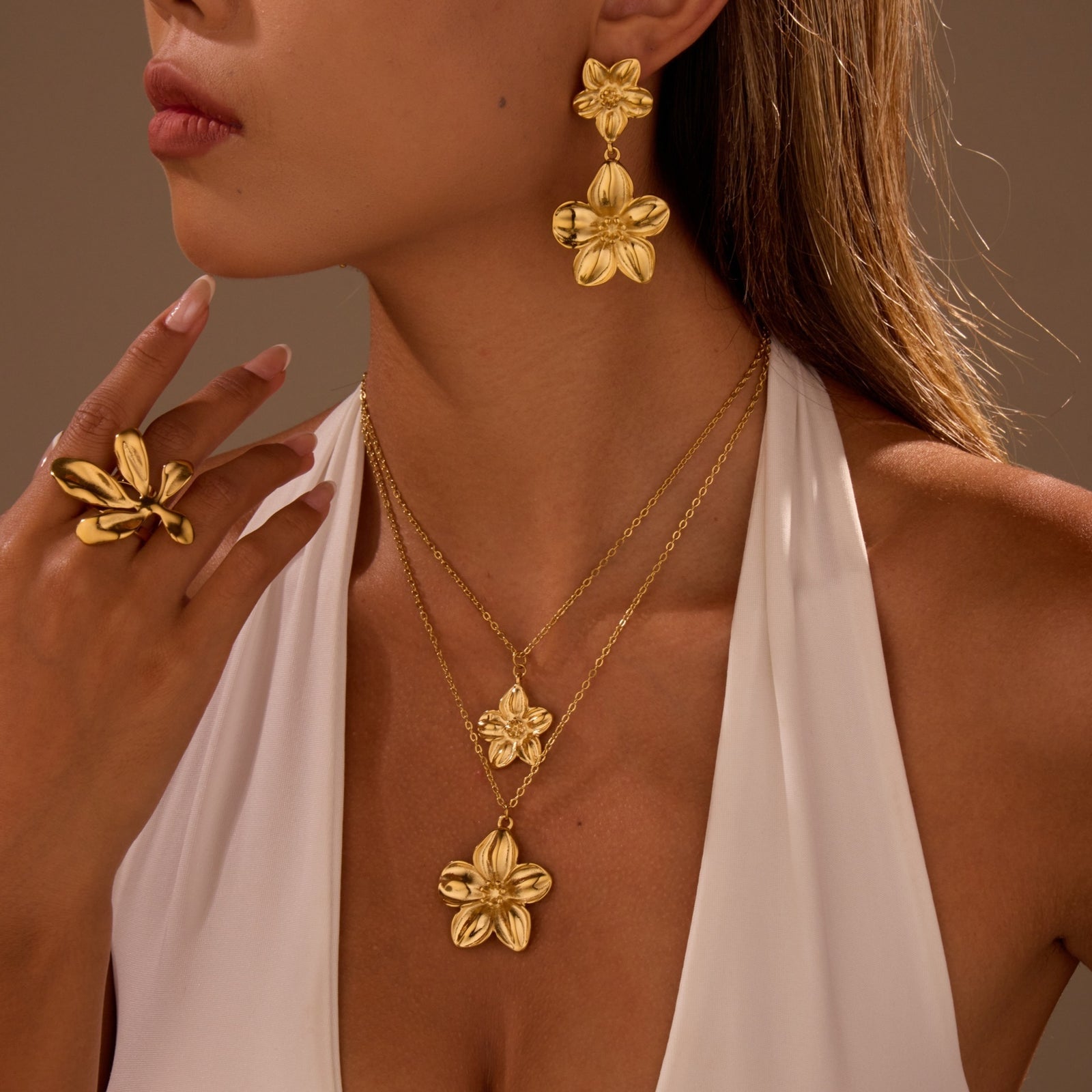 European And American Dignified Flowers Necklace – Jewelry Gift Ideas — 1
