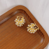 Retro Unique Design Zircon Pearl Fireworks Ear Clip – Useful Gifts — 2
