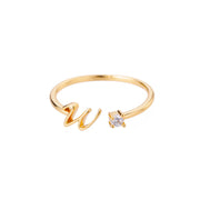 Letters Ring 26 Letters AZ Gold 18K Gold Plated Ring – Gift Ideas — 3