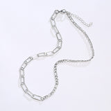 Stainless Steel Titanium Oval Combination – Jewelry Gift Ideas — 3
