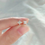 Women's Lucky Clover Mini Earrings – Gifts for Her — 5