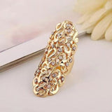 Korean Style Fashion Ring With Hollow Air And Diamonds – Stylish Gifts — 1