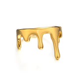 Titanium Steel Ring, Flowing Water Droplets Are – Practical Gifts — 3