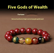 Purple Gold Sand Five-way Fortune Natural – Jewelry Gift Ideas — 6
