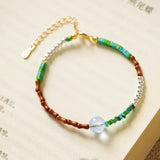 Green Tara Heart Sutra Crystal Bracelet For Men – Jewelry Gift Ideas — 6