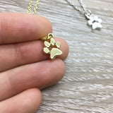 Women's Alloy Necklace Cute Cat Paw Necklace – Jewelry Gift Ideas — 4