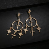 Cross Tassel Earrings Ornament European Version Retro – Stylish Gifts — 6